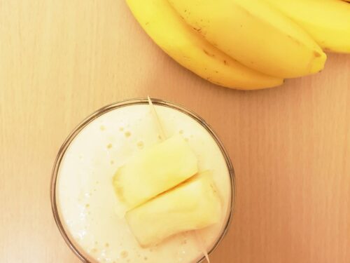 Pineapple Banana Smoothie With Video Flavors Treat