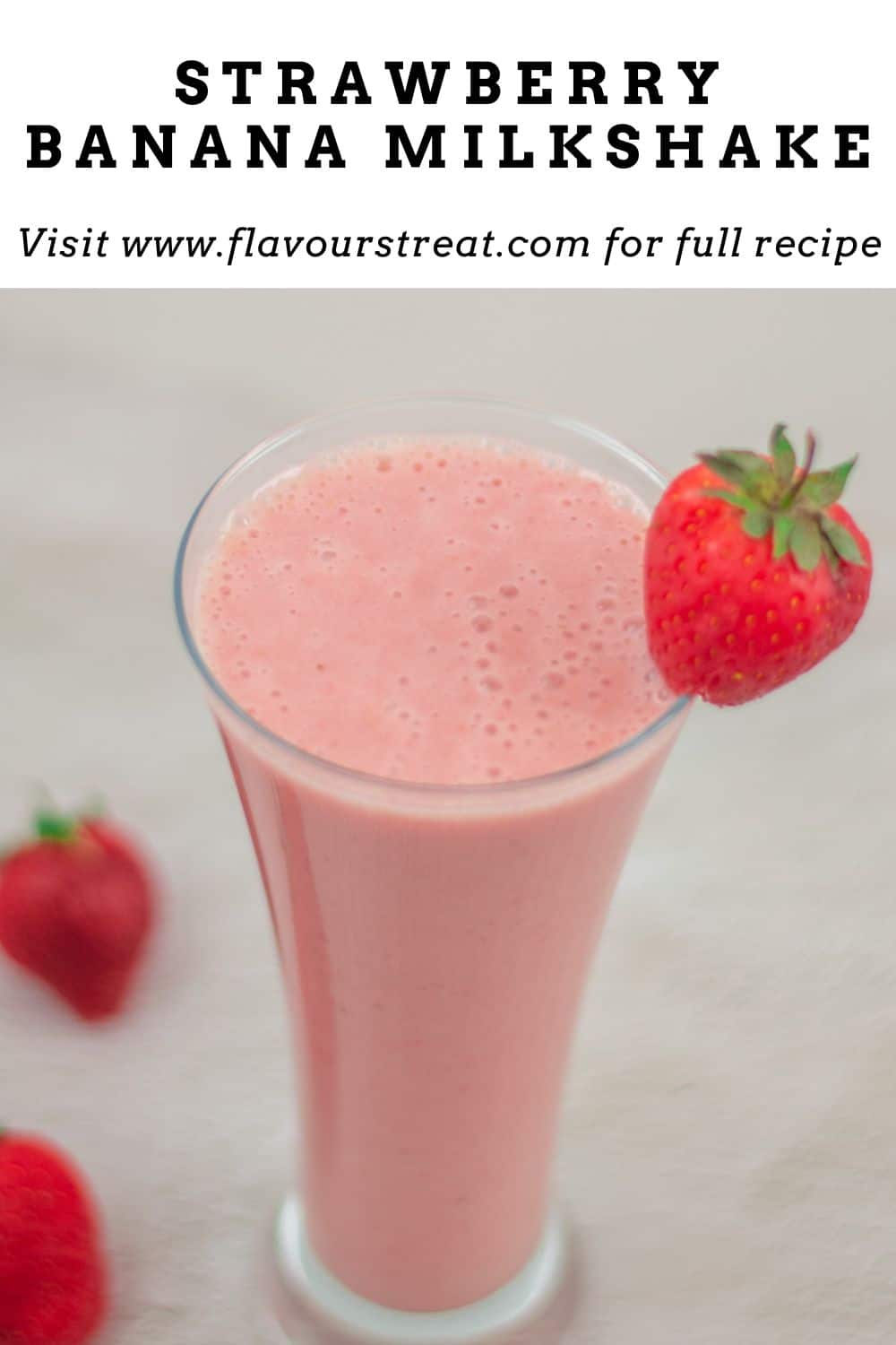 Strawberry Banana Milkshake Flavours Treat