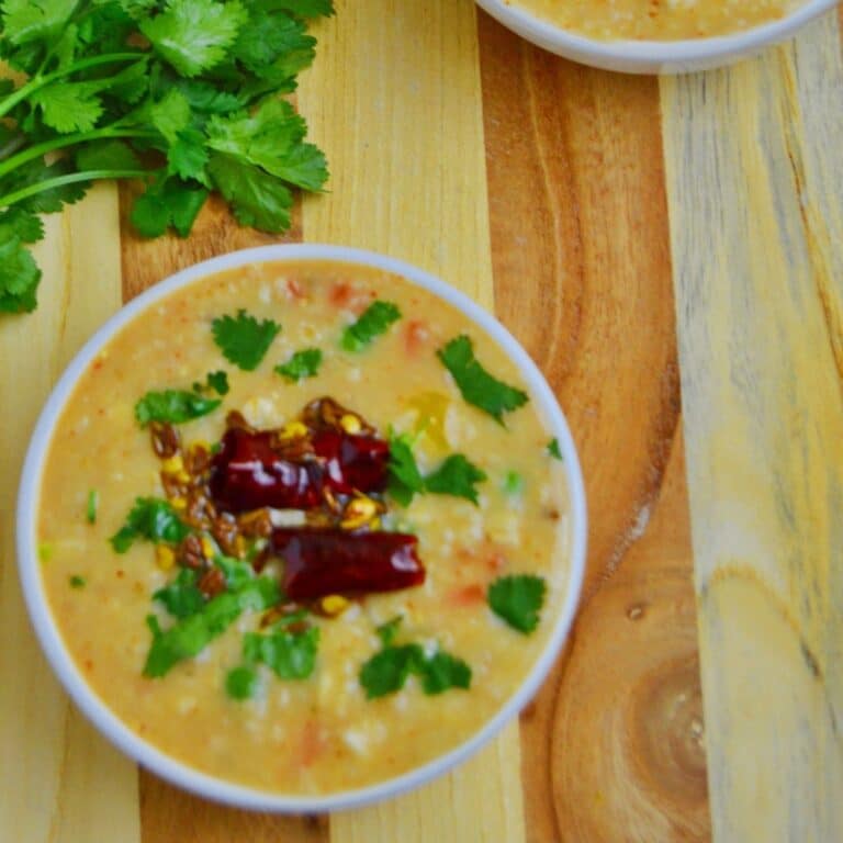 Masala Oats Recipe (Savoury Oats Porridge)