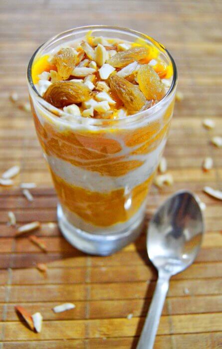 Mango Oats Pudding Recipe Mango Oats Pudding Recipe