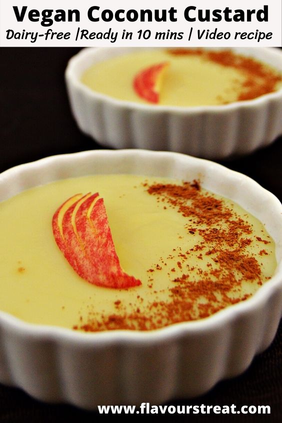 Dairy Free Coconut Custard Recipe Flavours Treat