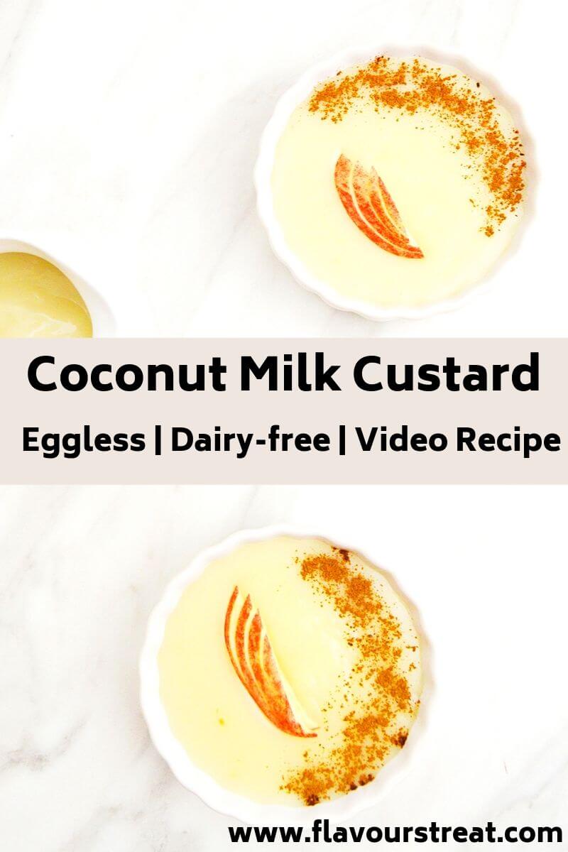 Dairy Free Coconut Custard Recipe Flavours Treat