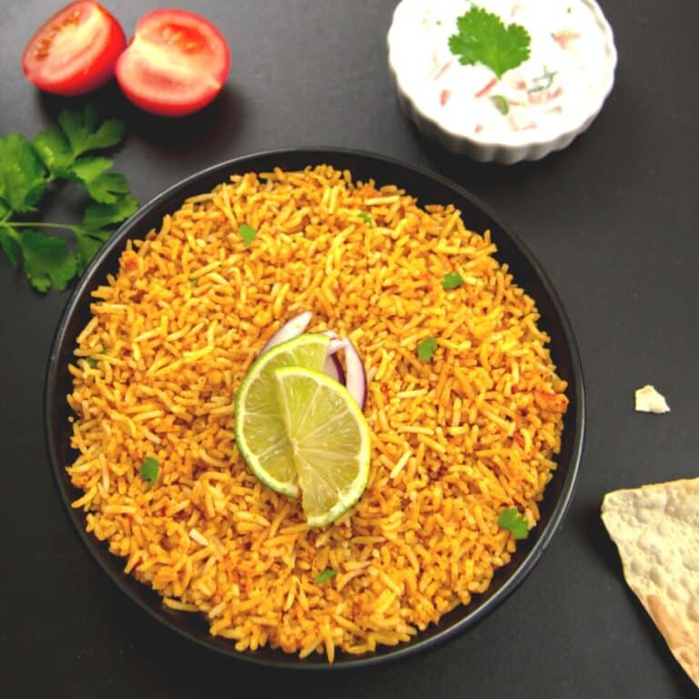 Tomato Bath (Karnataka Style Tomato Pulao)