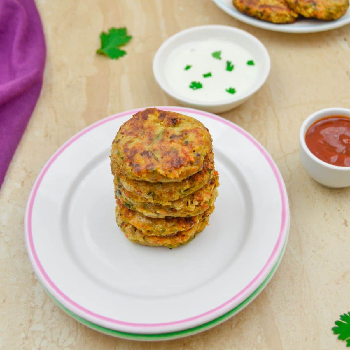 Chickpea Veggie Patties Recipe (KidFriendly Vegetable Patties
