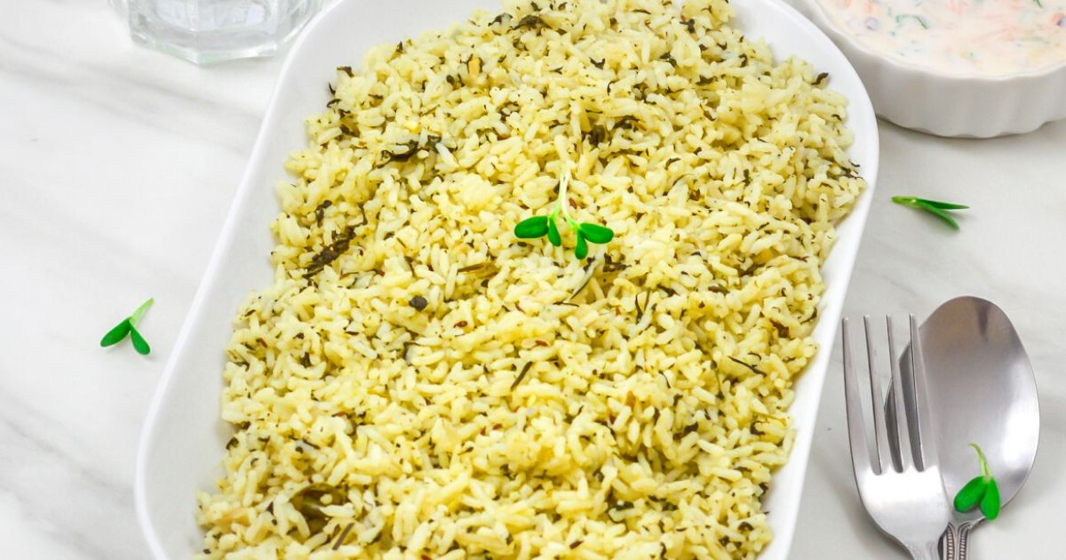 Methi Pulao Instant Pot and Stove Top Flavours Treat