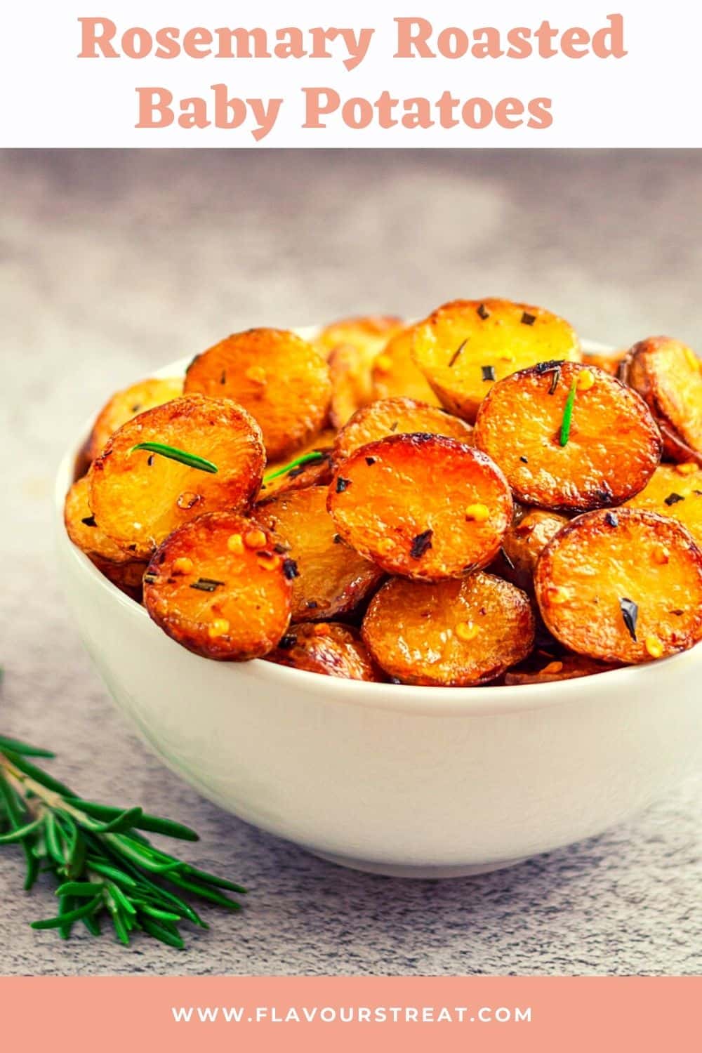 Crispy Roasted Baby Potatoes with Rosemary Flavours Treat
