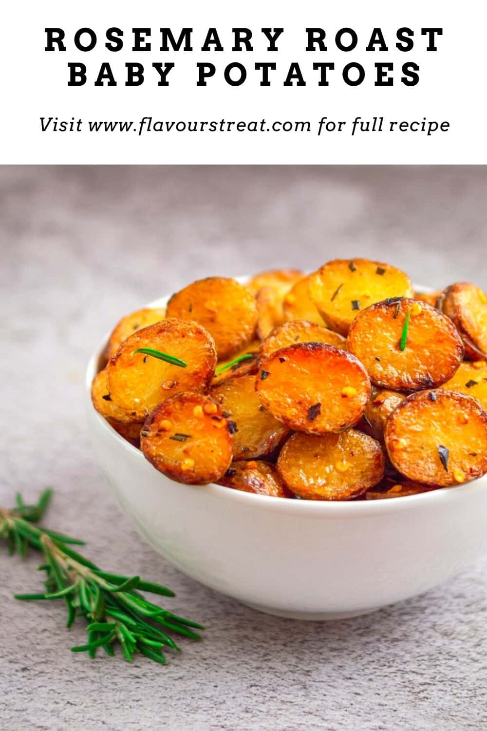 Crispy Roasted Baby Potatoes with Rosemary Flavours Treat