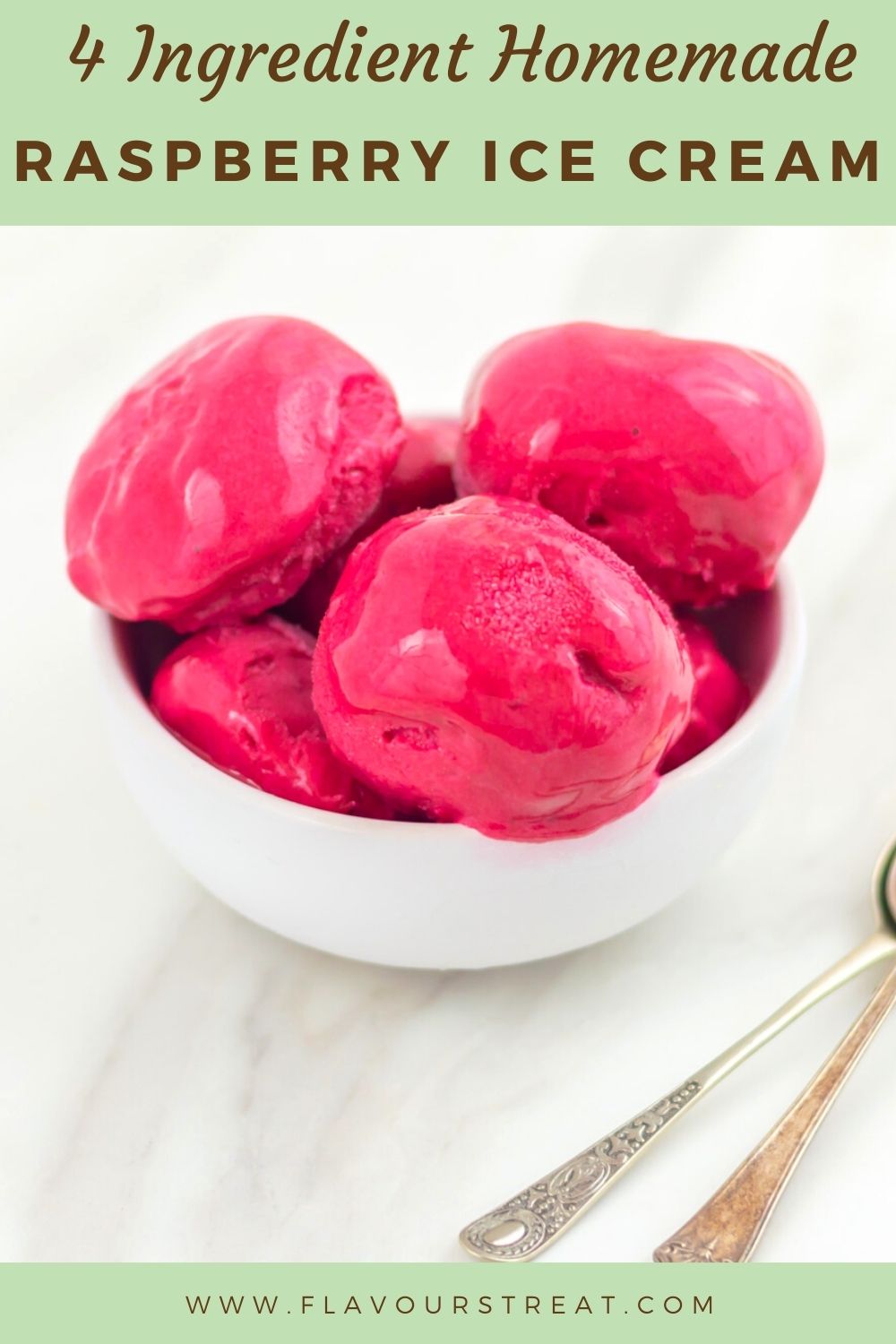 Homemade Raspberry Ice Cream (No Churn Ice Cream) Flavours Treat