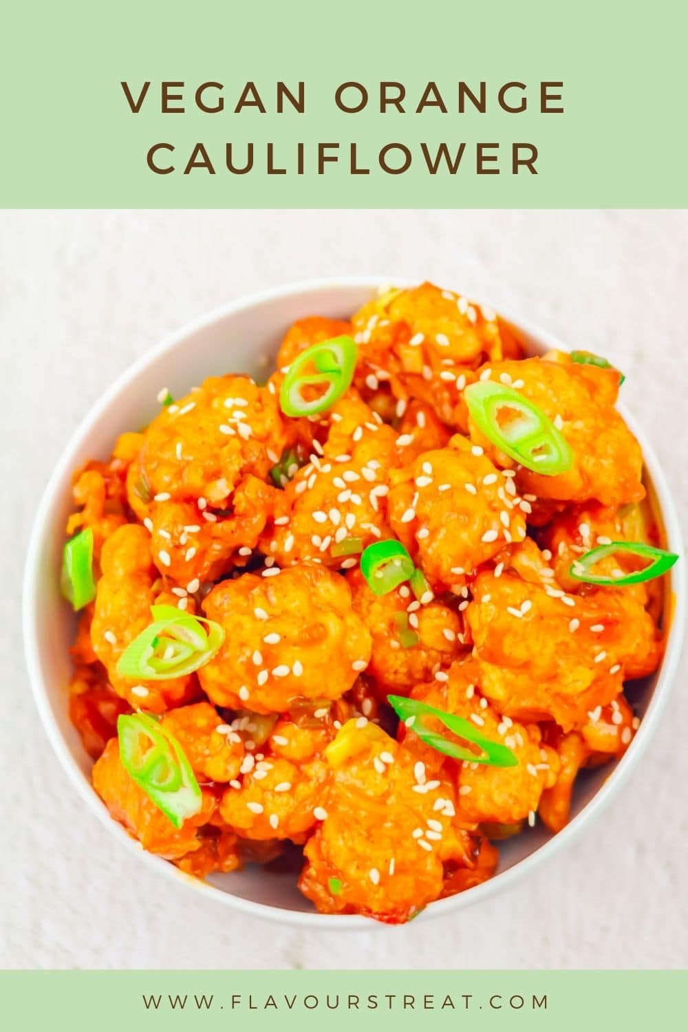 Baked Orange Cauliflower Flavours Treat