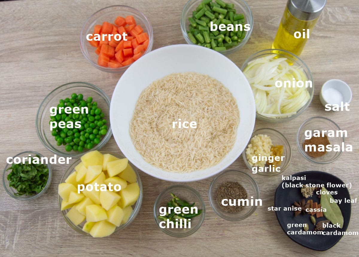 Paulo Rice One Pot Vegetable Pulao Rice Recipe - Flavours Treat