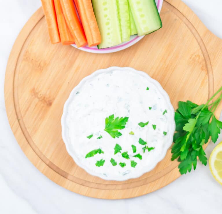 Yogurt Herb Dipping Sauce (Easy 5Minute Greek Yogurt Dip) Flavours Treat