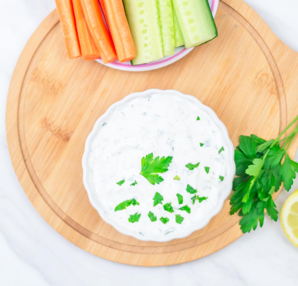 Yogurt Herb Dipping Sauce (Easy 5Minute Greek Yogurt Dip) Flavours Treat