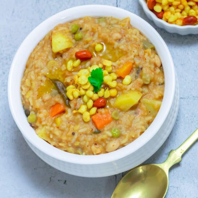 Instant Pot Bisi Bele Bath Recipe with Homemade Masala Flavours Treat