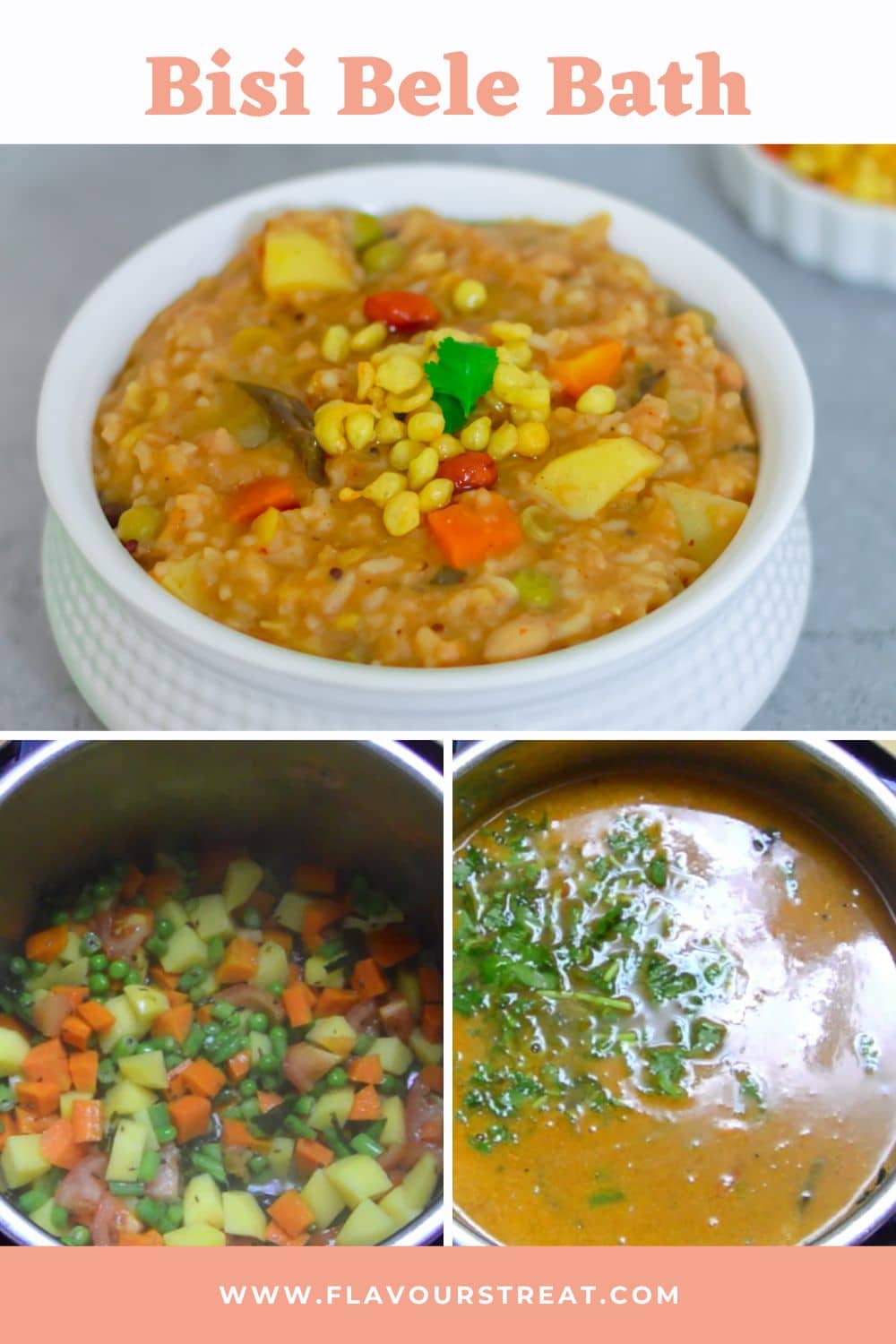 Instant Pot Bisi Bele Bath Recipe with Homemade Masala Flavours Treat