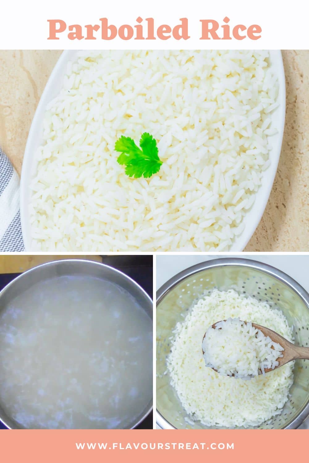 Parboiled Rice Recipe Stovetop and Instant Pot Flavours Treat