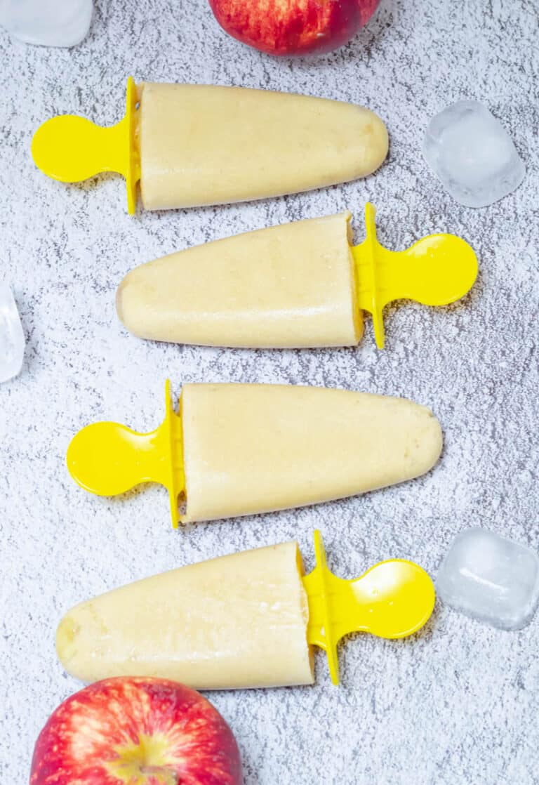 3 Ingredient Toddler Friendly Apple Popsicles Flavours Treat