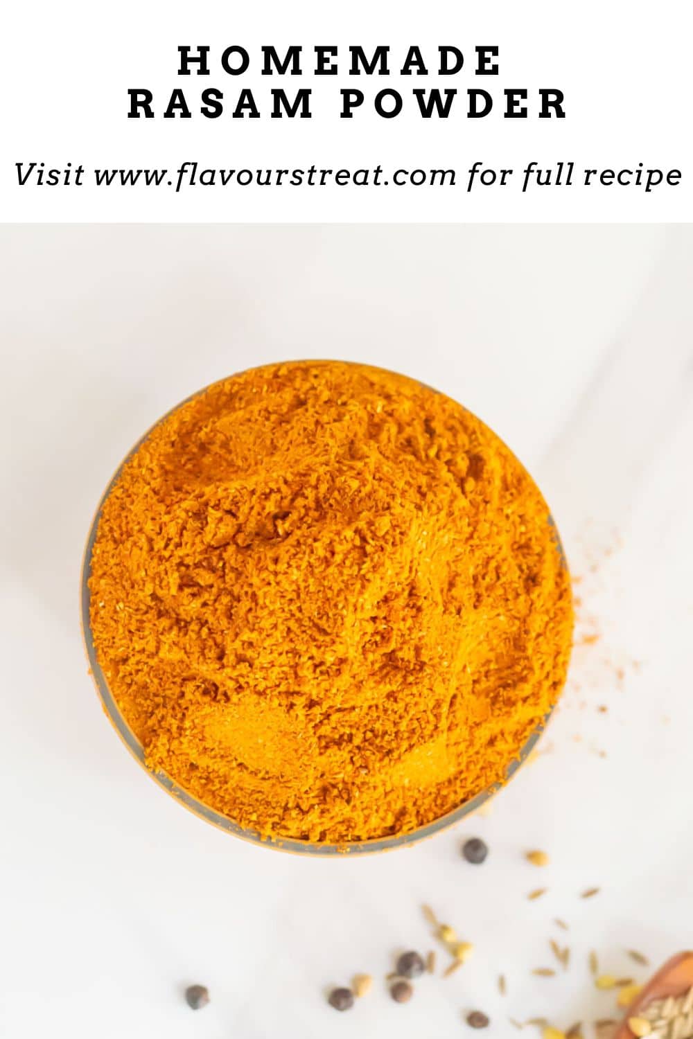 Rasam Powder Recipe - Flavours Treat