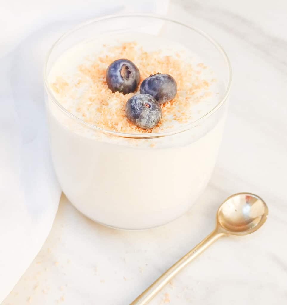 Coconut Milk Mousse (Eggless and Gelatinfree) Flavours Treat