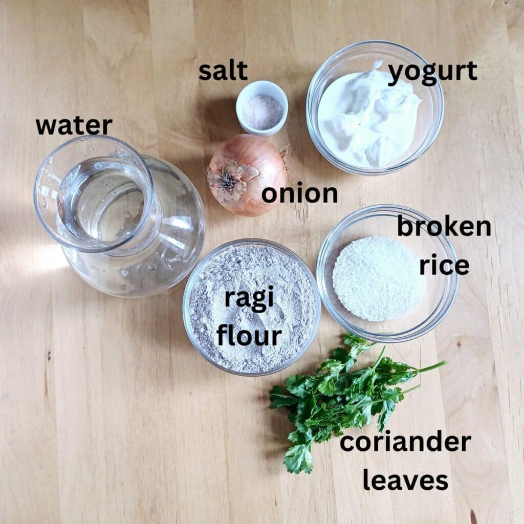 Ragi Nookalu Ambali (Fermented Millet Broken Rice Porridge) - Flavours ...