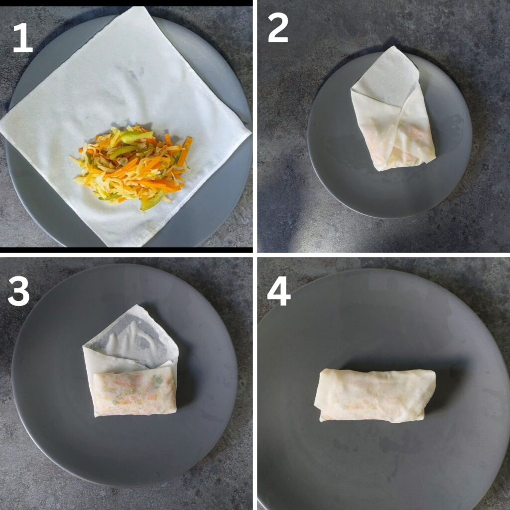 Baked Vegetable Spring Rolls - Flavours Treat