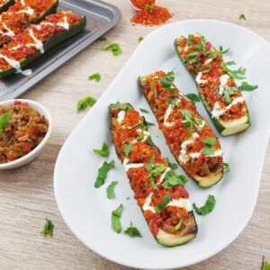 vegetarian-stuffed-zucchini-boats